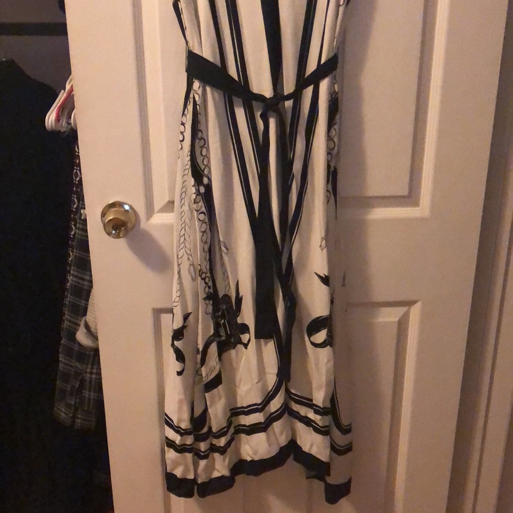 Reiss Black and White Maxi Dress - Picture 7 of 8